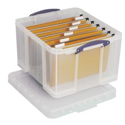 Really Useful Box boîte de rangement 42 l, transparent