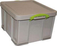 Really Useful Box Aufbewahrungsbox 42 l, recycelt, grau
