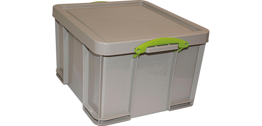 Really Useful Box storage box 42 l, recycled, grey