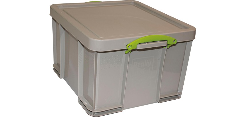 Really Useful Box boîte de rangement 42 l, recyclé, gris