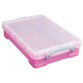 Really Useful Box boîte de rangement 4 litres, rose transparent