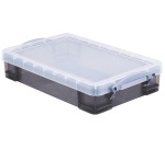 Really Useful Box boîte de rangement 4 l, transparent fumé