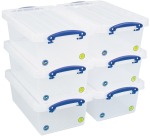 Really Useful Box opbergdoos 5,5 l, nestbaar, transparant