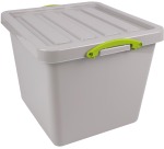 Really Useful Box Recycled storage box 60 L, stackable, grey
