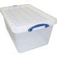 Really Useful Box boîte de rangement 61 l, emboîtable, transparent