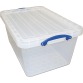 Really Useful Box boîte de rangement 61 l, emboîtable, transparent