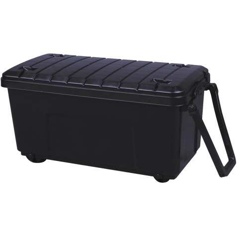 Really Useful Box boîte de rangement sur roulettes 64 l, noir