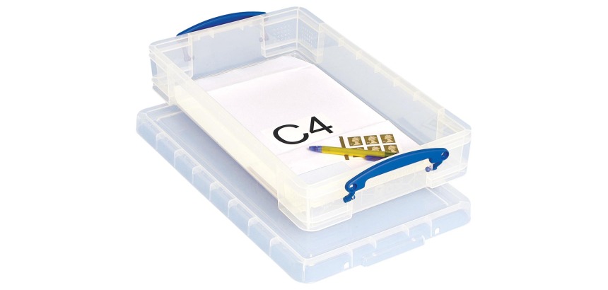 Really Useful Box boîte de rangement 6 l, transparent