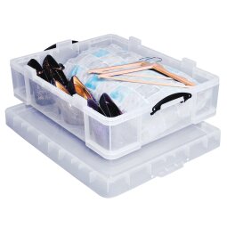 Really Useful Box boîte de rangement 70 litres, transparent