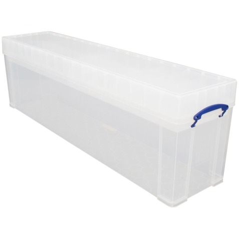 Really Useful Box 77 liter, transparant, per stuk verpakt in karton