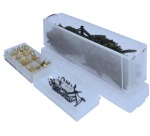 Really Useful Box opbergdoos 77 liter met 2 dividers, transparant