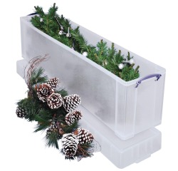 Really Useful Box opbergdoos 77 liter, transparant