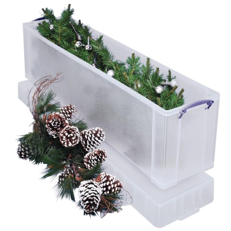 Really Useful Box boîte de rangement 77 l, transparent