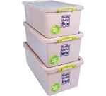 Really Useful Box Recycled boîte de rangement 82 l, emboîtable, gris