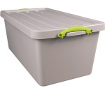 Really Useful Box Recycled boîte de rangement 82 l, emboîtable, gris