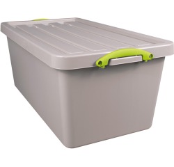 Really Useful Box Recycled boîte de rangement 82 l, emboîtable, gris