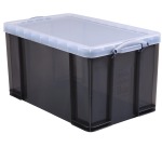 Really Useful Box boîte de rangement84 litres, transparent fumé