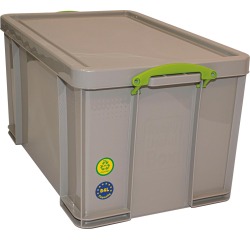Really Useful Box boîte de rangement 84 l, recyclé, gris