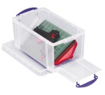 <i>Really Useful</i>-Aufbewahrungsbox 8 Liter 340x200x175mm transparent weiß