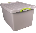 Really Useful Box Recycled boîte de rangement 96 l, emboîtable, gris