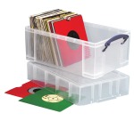 Really Useful Box storage box 9 L, XL lid, transparent