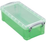 Really Useful Box opbergdoos 9 liter, transparant groen