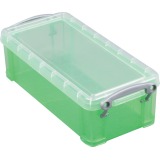 Really Useful Box storage box 9 l, transparent green