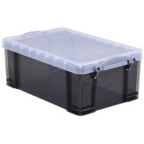 Really Useful Box storage box 9L, smoke transparent