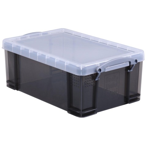 Really Useful Box boîte de rangement 9 l, transparent fumé