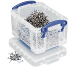 Really Useful Box porte-cartes de visite 0,3 l, transparent