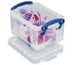 Really Useful Box porte-cartes de visite 0,3 l, transparent