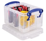 Really Useful Box porte-cartes de visite 0,3 l, transparent