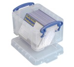 Really Useful Box porte-cartes de visite 0,3 l, transparent
