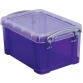 Really Useful Box 0,7 litres, pourpre transparent