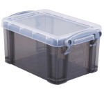 Really Useful Box 0.7 liters, transparent smoke