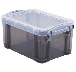 Really Useful Box 0,7 litres, smoke transparent