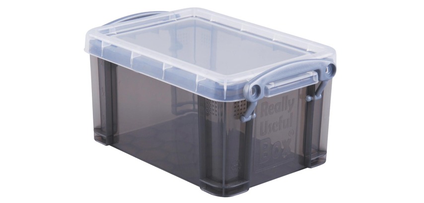 Really Useful Box 0.7 liters, transparent smoke