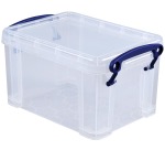 Really Useful Box boîte de rangement 1,6 l, transparent