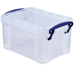 Really Useful Box boîte de rangement 1,6 l, transparent