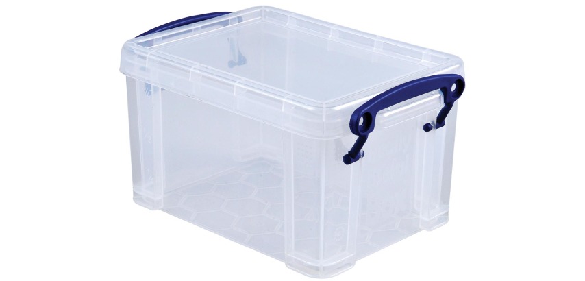 Really Useful Box boîte de rangement 1,6 l, transparent