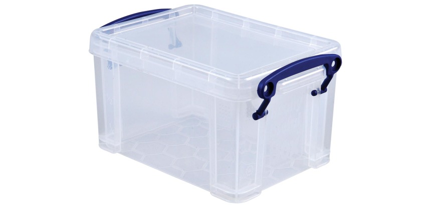 Really Useful Box boîte de rangement 1,6 l, transparent