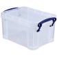 Really Useful Box boîte de rangement 1,6 l, transparent