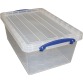 Really Useful Box boîte de rangement 10,2 l, emboîtable, transparent