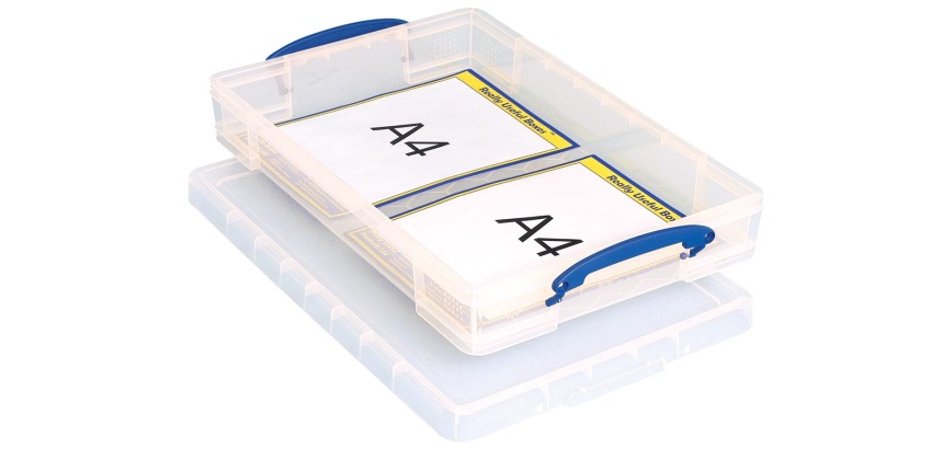 Really Useful Storage Box 10 liters 520x340x85mm transparent white