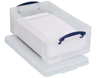 Really Useful Box boîte de rangement 12 l, transparent