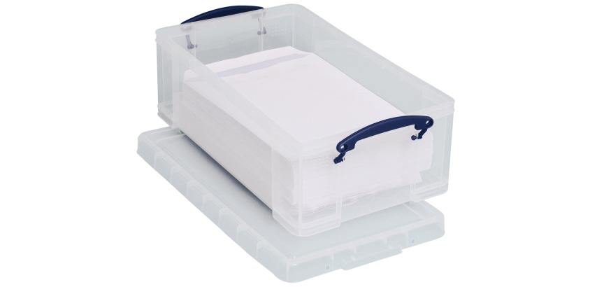 Really Useful Box Aufbewahrungsbox 12 l, transparent