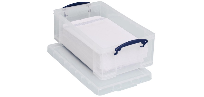 Really Useful Box boîte de rangement 12 l, transparent