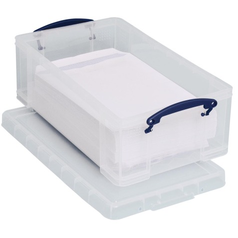 Really Useful Box boîte de rangement 12 l, transparent