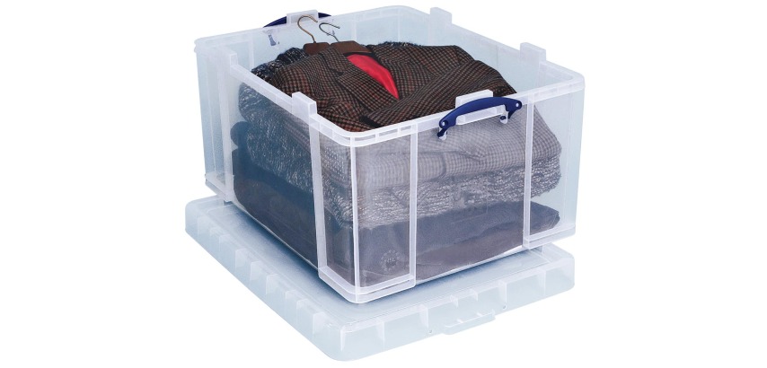 Really Useful Box storage box 145 L, transparent