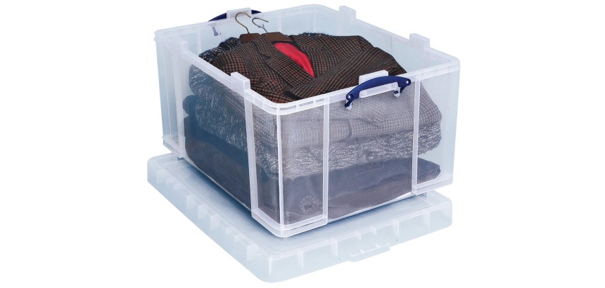 Really Useful Box storage box 145 L, transparent